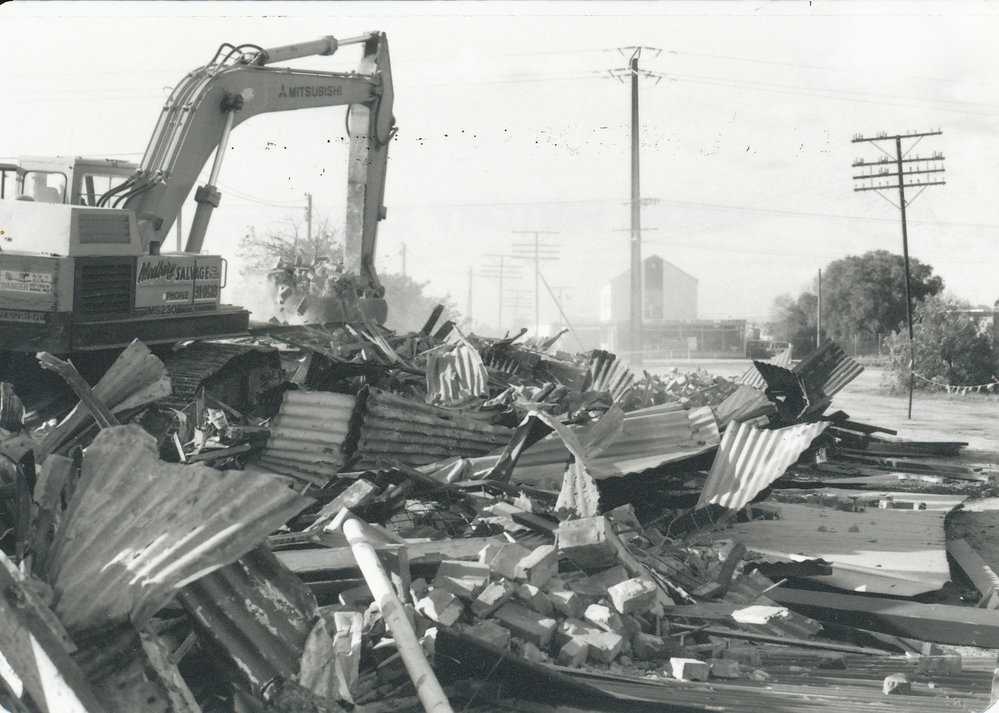 Demolition of Smithfield Railway Station: 1987