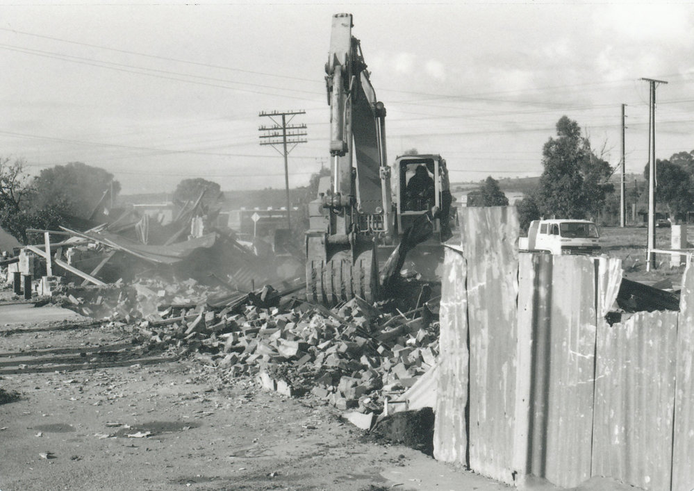 Demolition of Smithfield Railway Station: 1987
