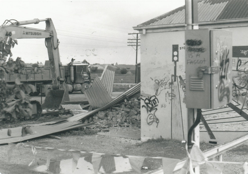 Demolition of Smithfield Railway Station: 1987