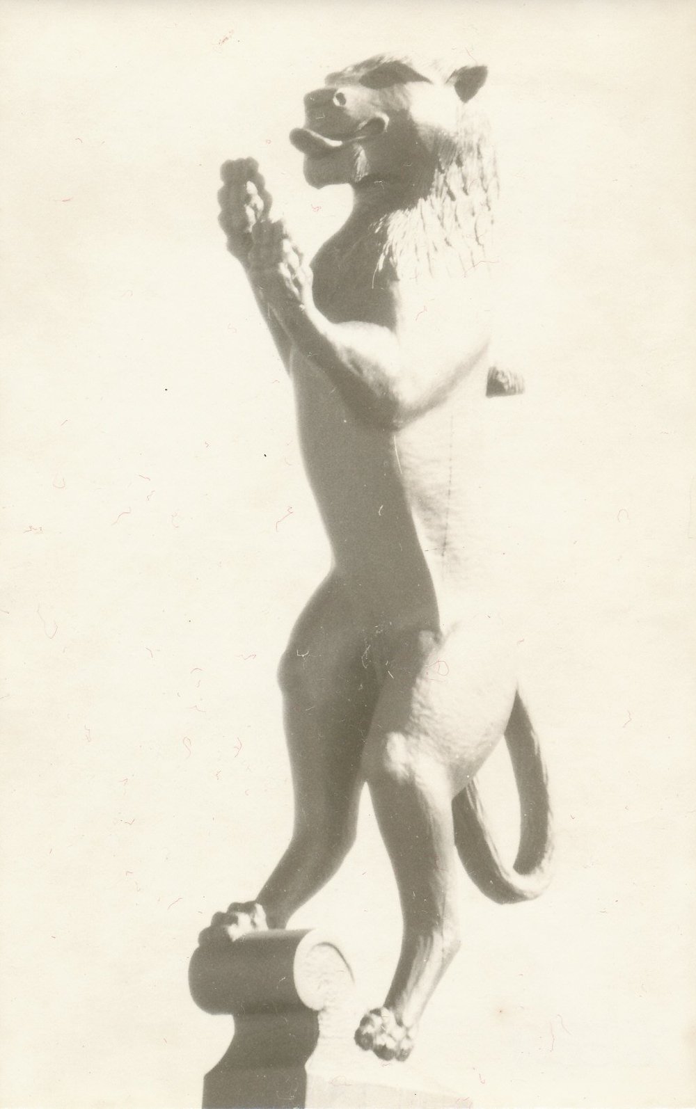 Lion Statue at the Red Lion Hotel