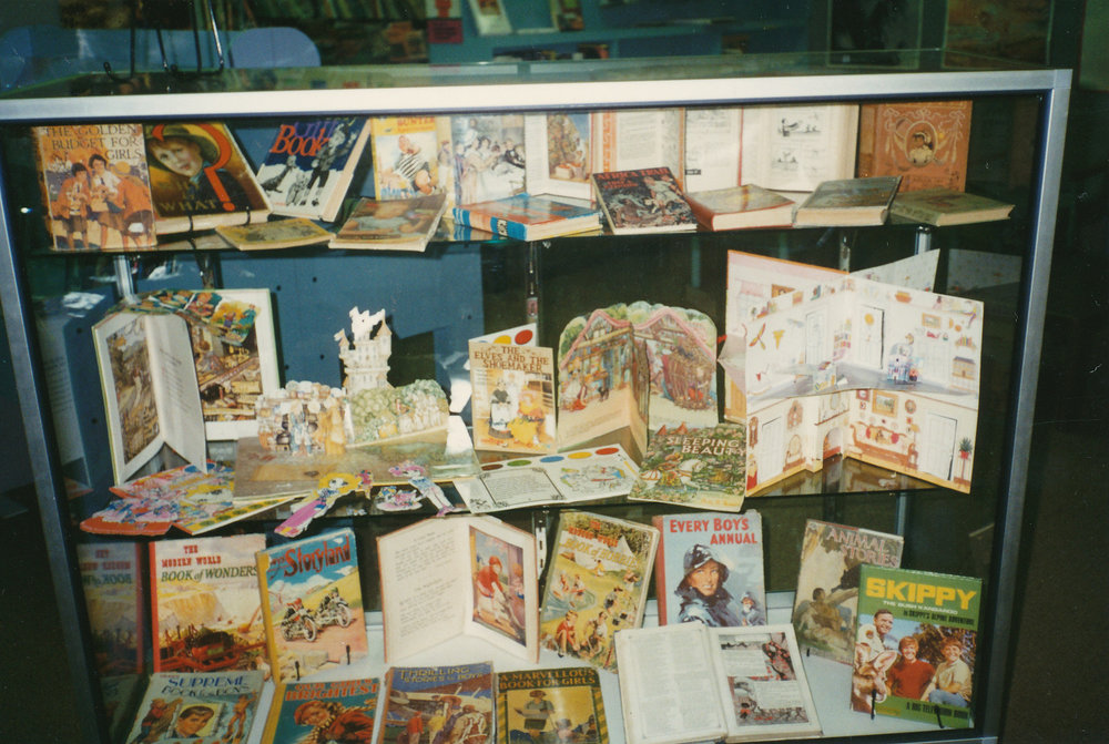 Display of children's books at Elizabeth Public Library