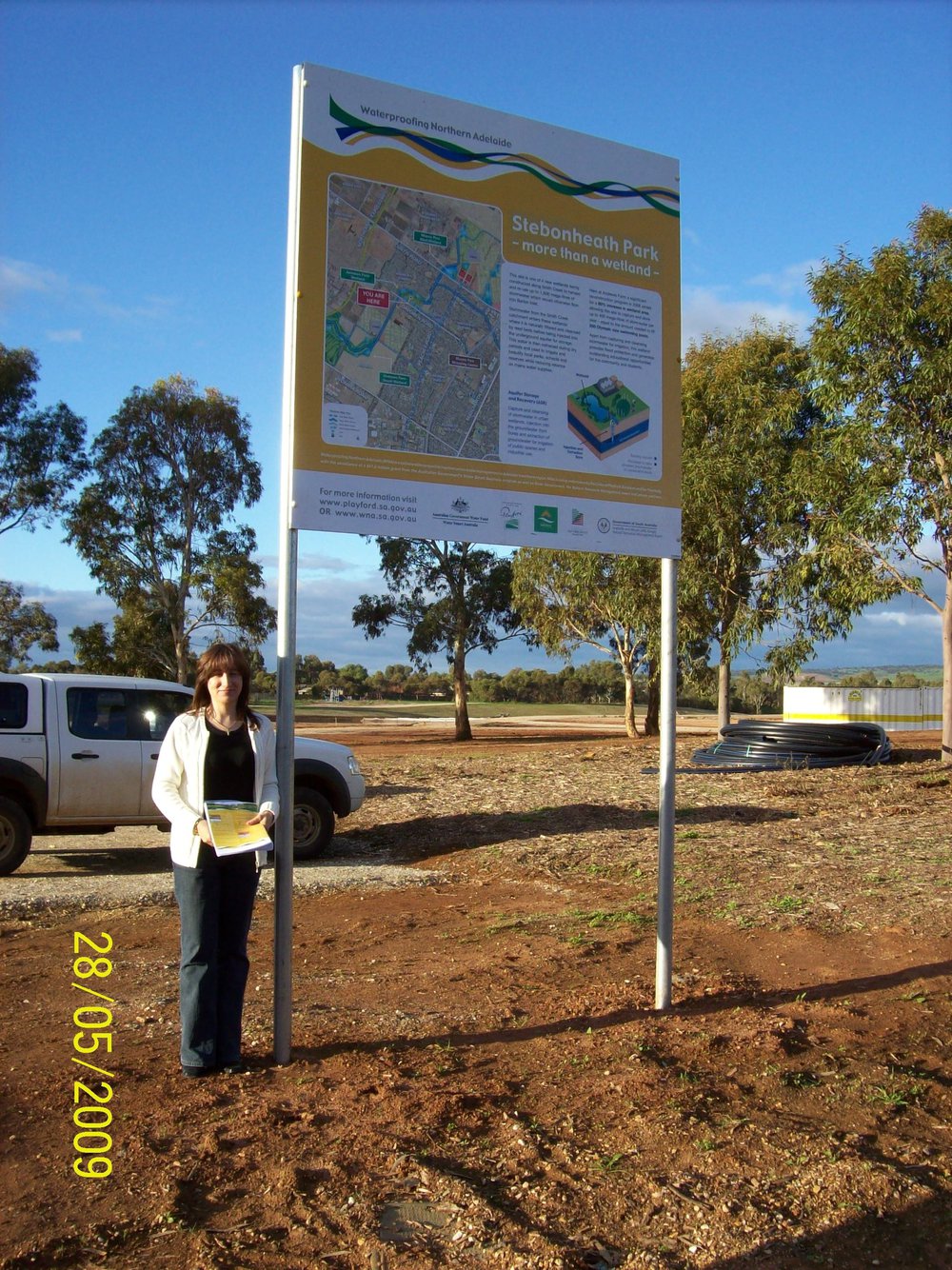 Stebonheath wetlands at Munno Para: 2009