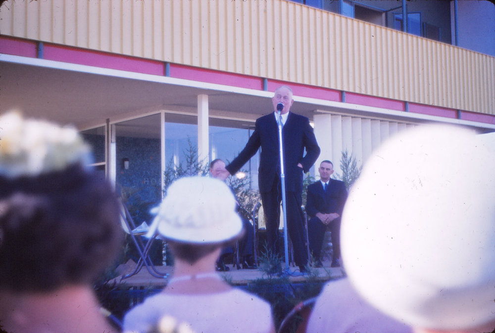 Opening of Lyell McEwin hospital: 1959