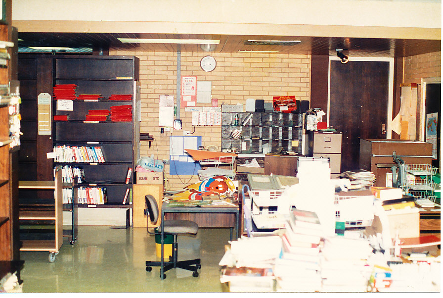 Elizabeth Public Library Workroom: 1980's
