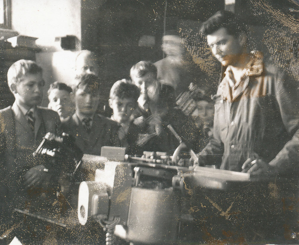 Type setting machine at Salisbury-Elizabeth Times: 1962