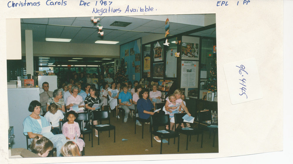 Elizabeth Public Library Christmas Carols: 1987