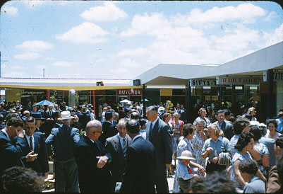 Elizabeth South Shopping Centre opening: 1957