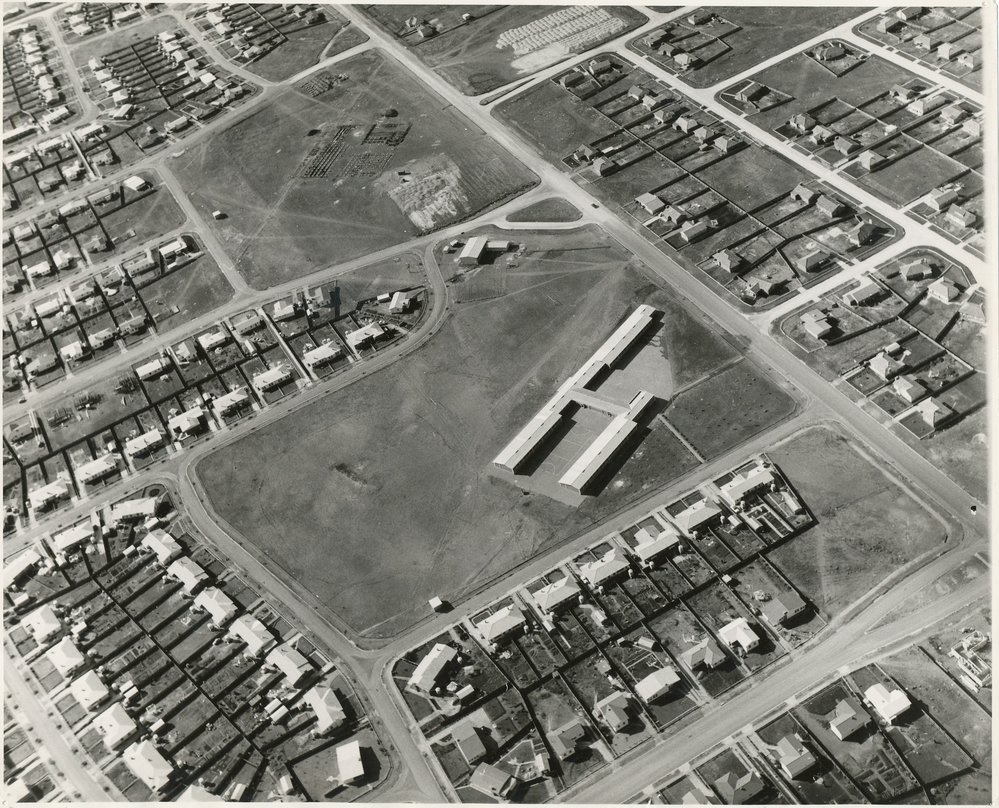 Elizabeth North aerial view: 1959