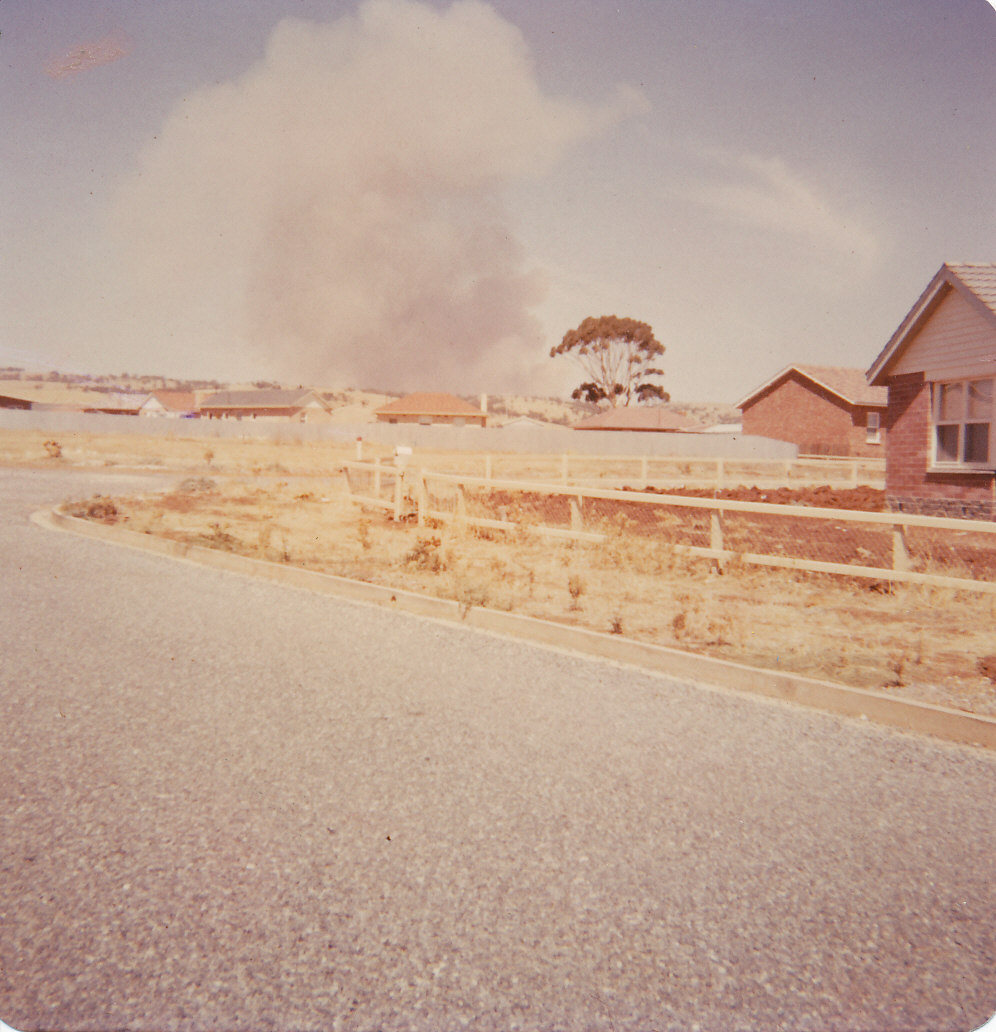 Dust storm over Elizabeth: 1968