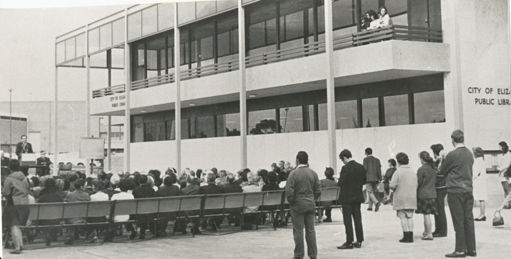 Elizabeth Public Library opening ceremony: 1969