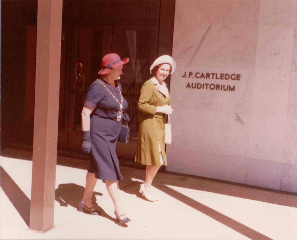 Queen Elizabeth II visits Elizabeth: 1977