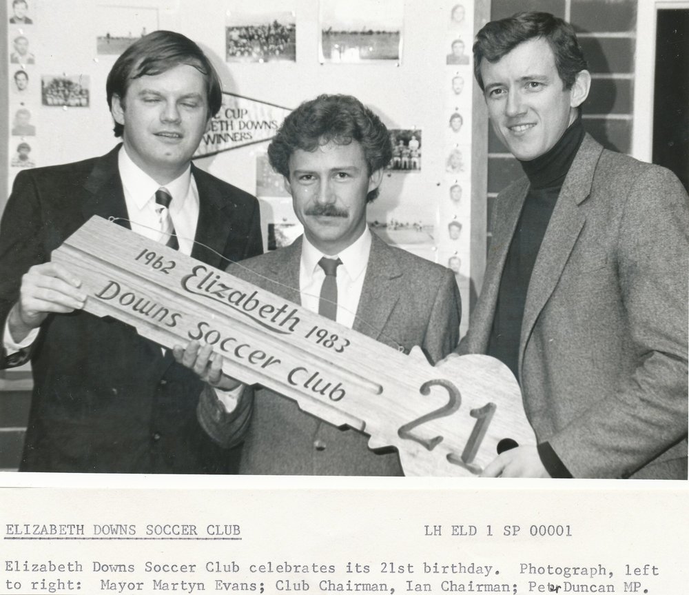 Elizabeth Downs Soccer club : 1983