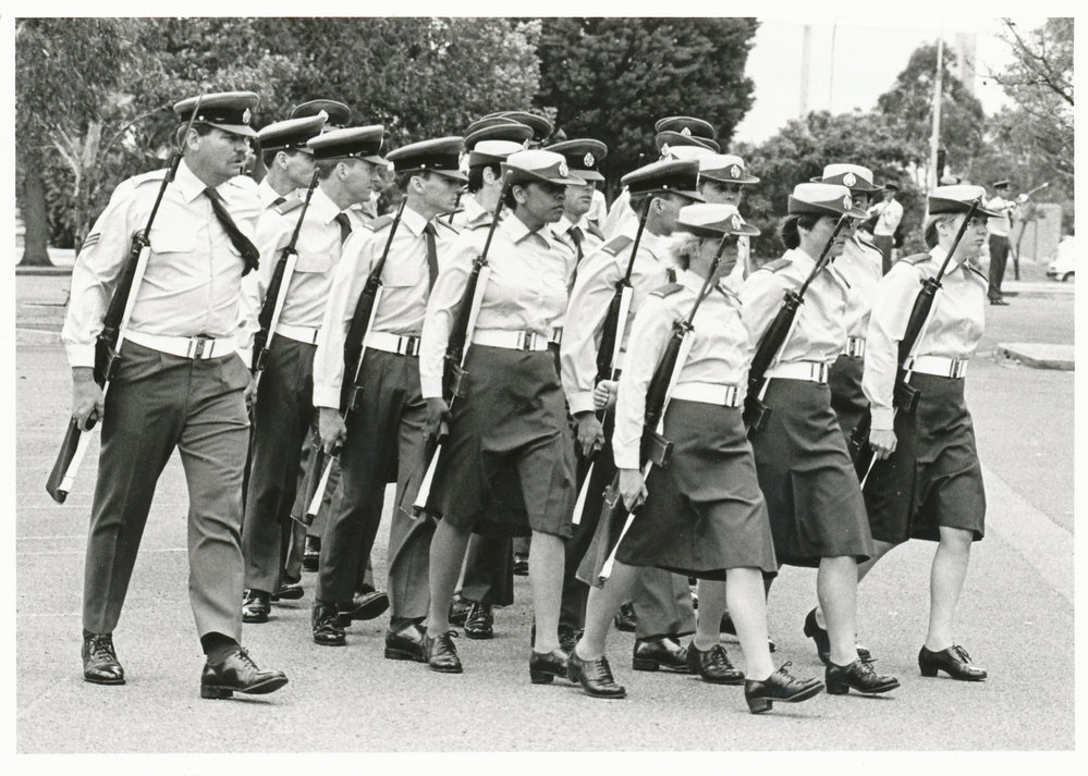 Freedom of Entry March RAAF parade through Elizabeth Town Centre