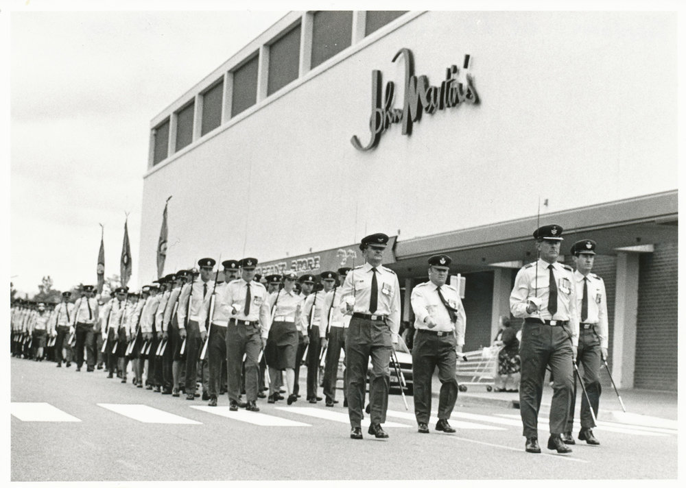 Freedom of Entry March RAAF parade through Elizabeth Town Centre