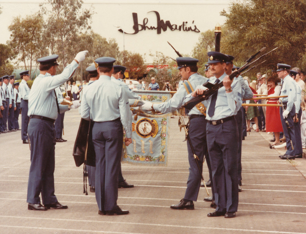 Freedom of Entry March RAAF parade through Elizabeth Town Centre