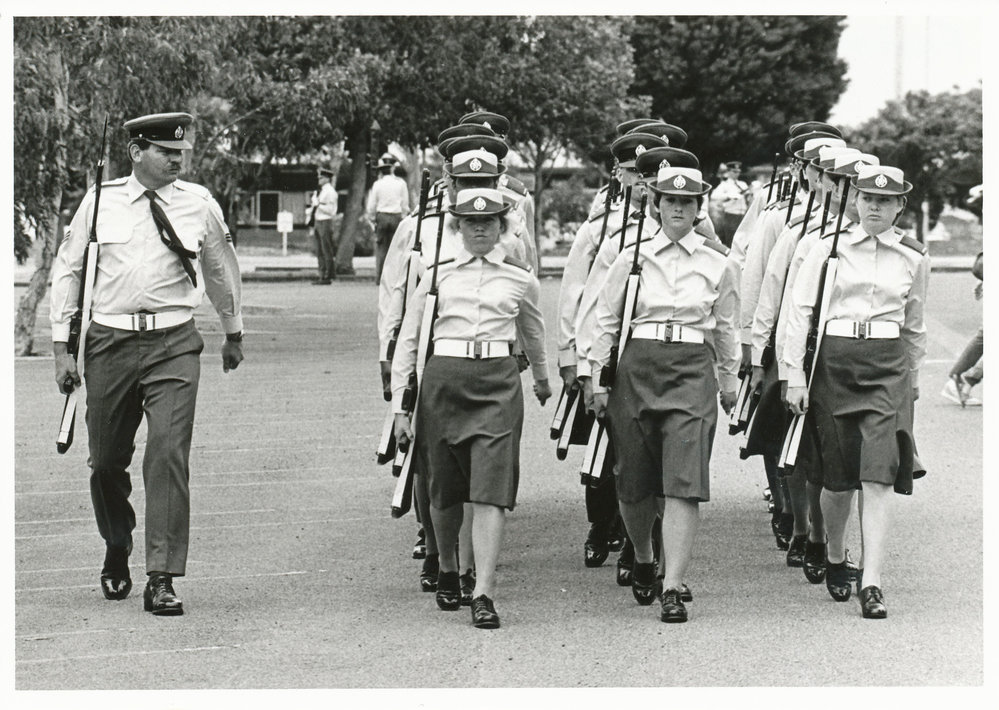 Freedom of Entry March RAAF parade through Elizabeth Town Centre
