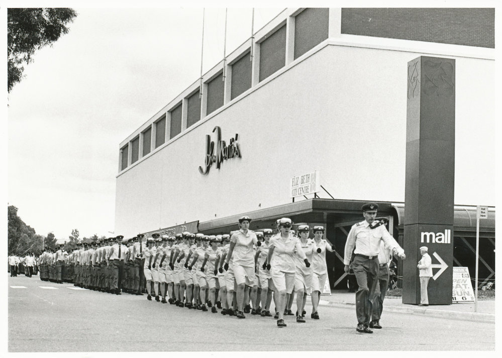 Freedom of Entry March RAAF parade through Elizabeth Town Centre
