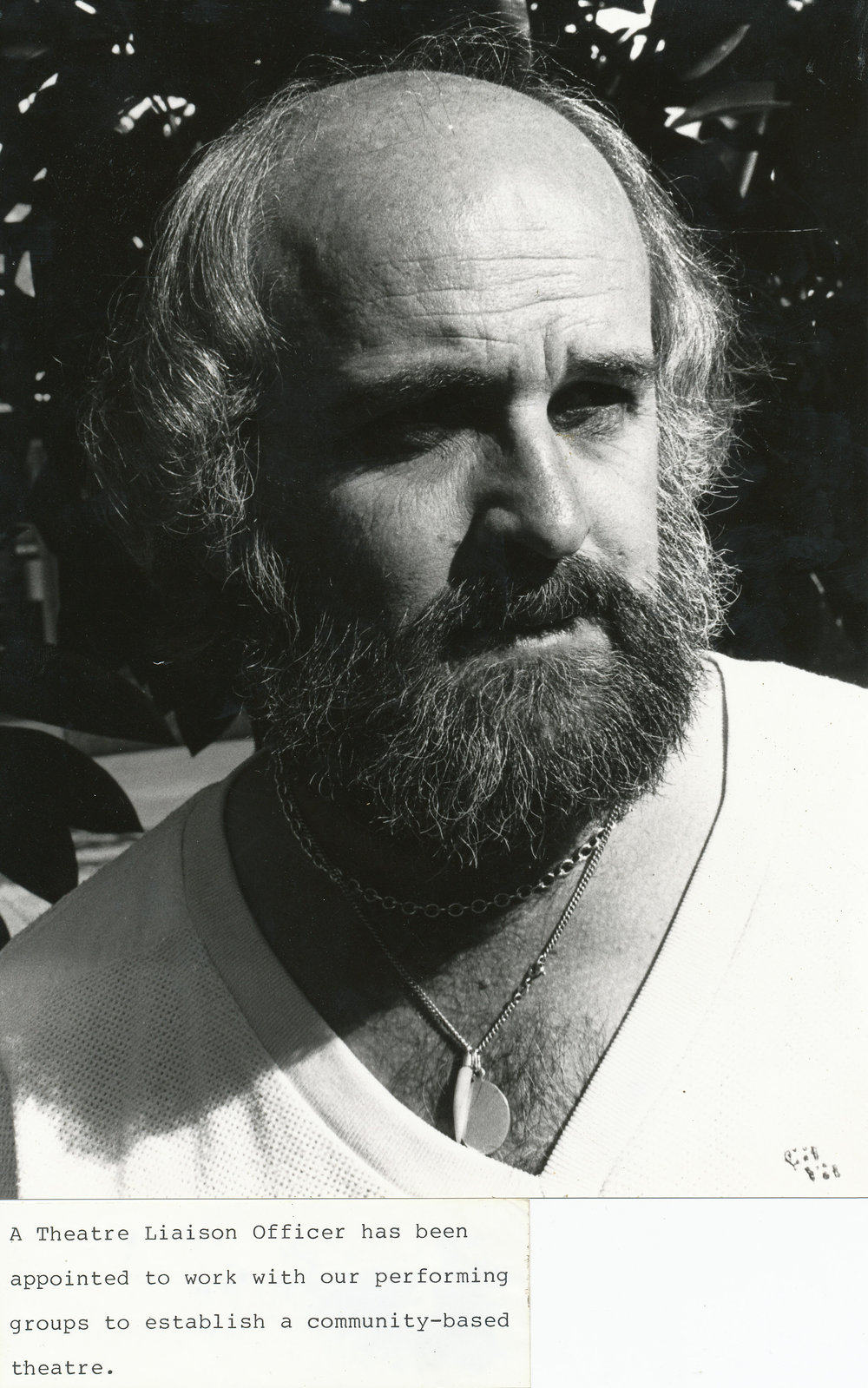 Elizabeth Theatre liaison Officer, Geoffrey Humphries