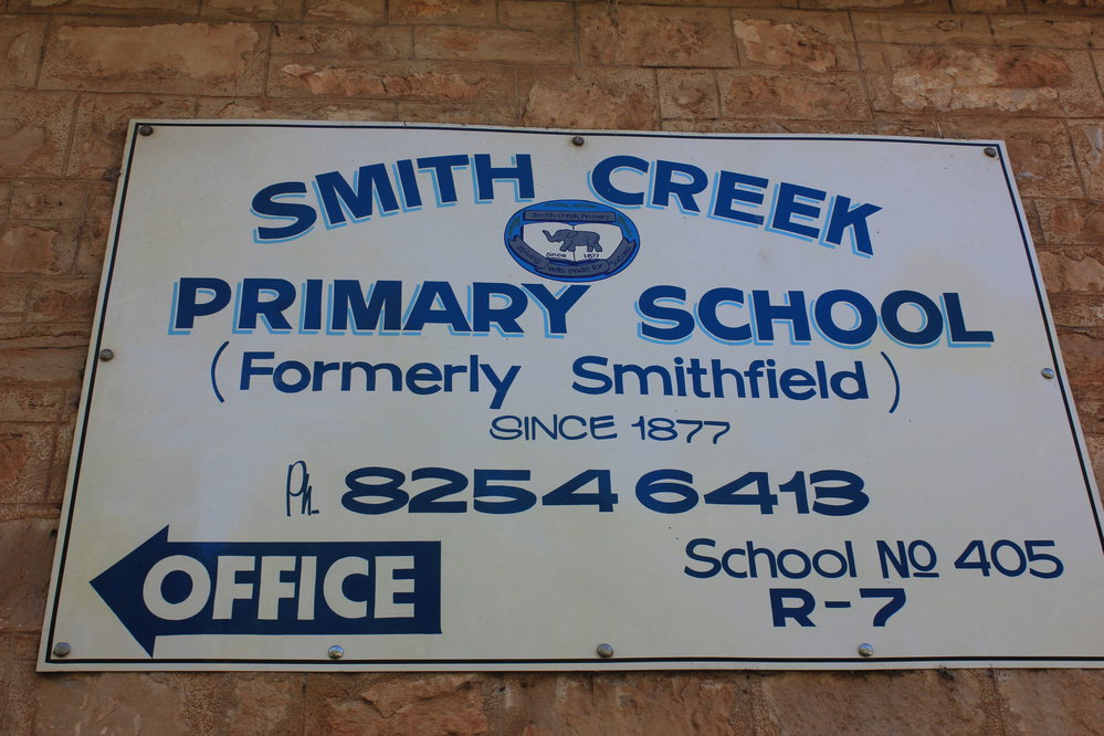 School Sign on former school