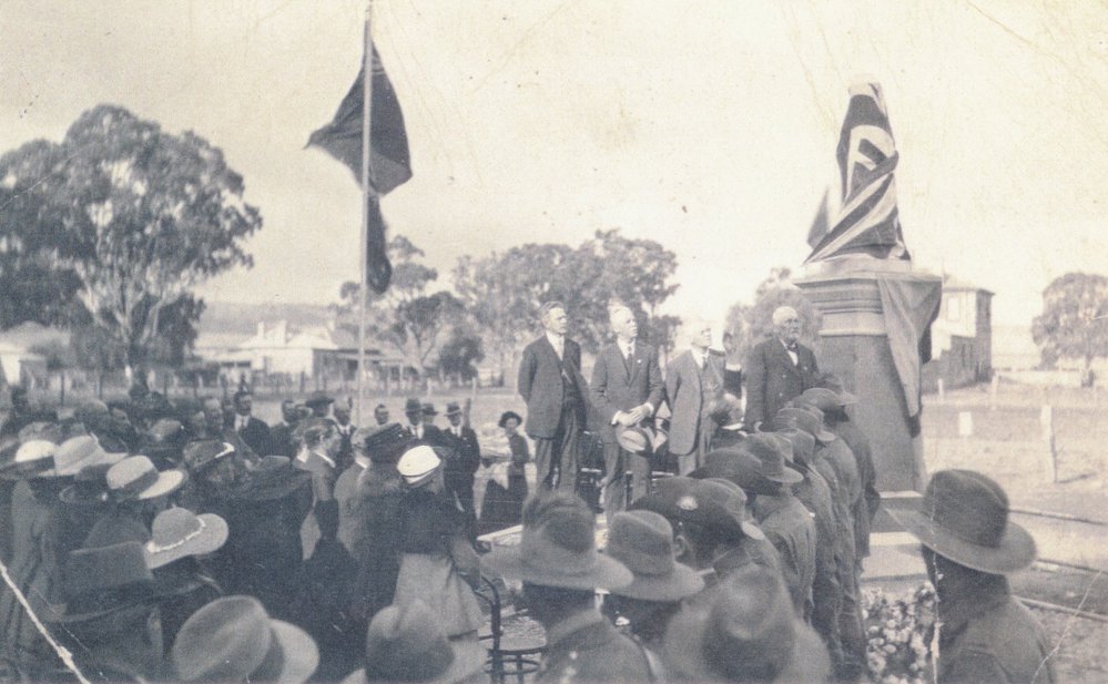 Smithfield War Memorial Unveiling
