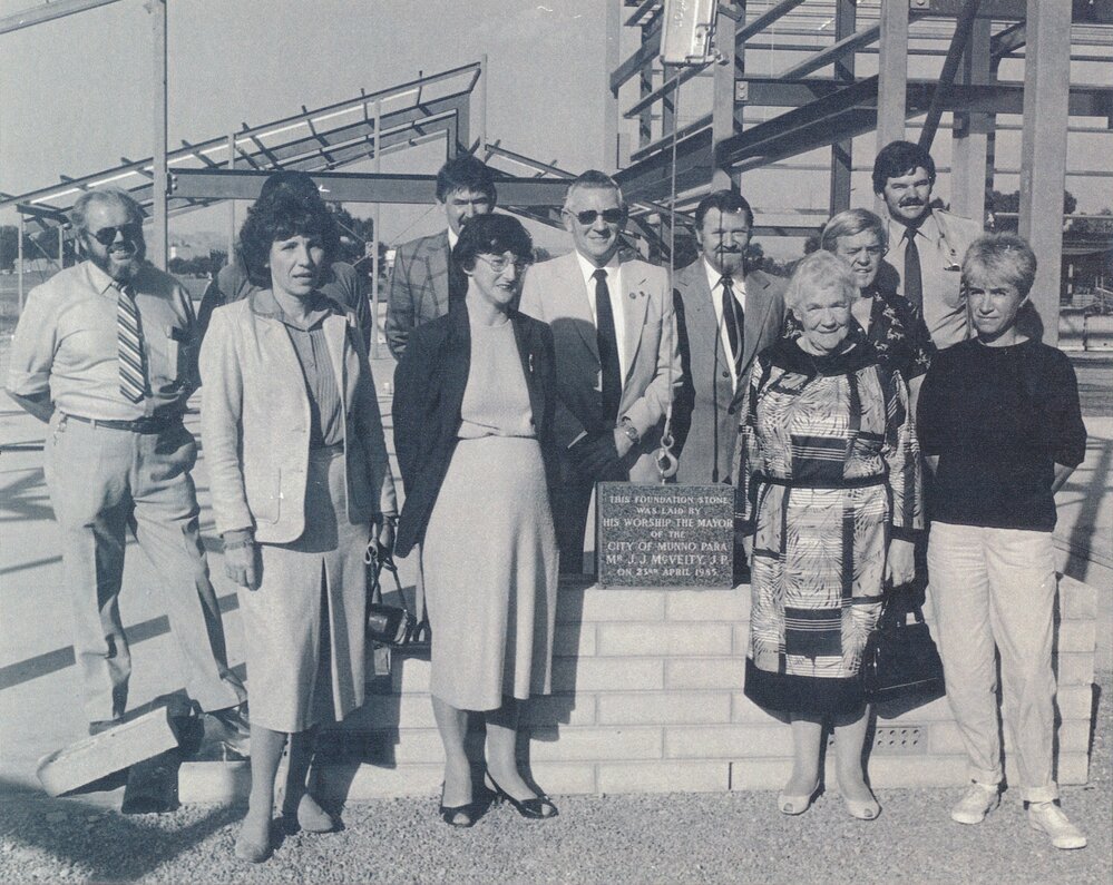Foundation Stone of John McVeity Centre