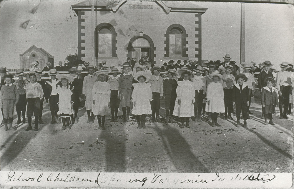 School Children at the Virginia Institute Opening
