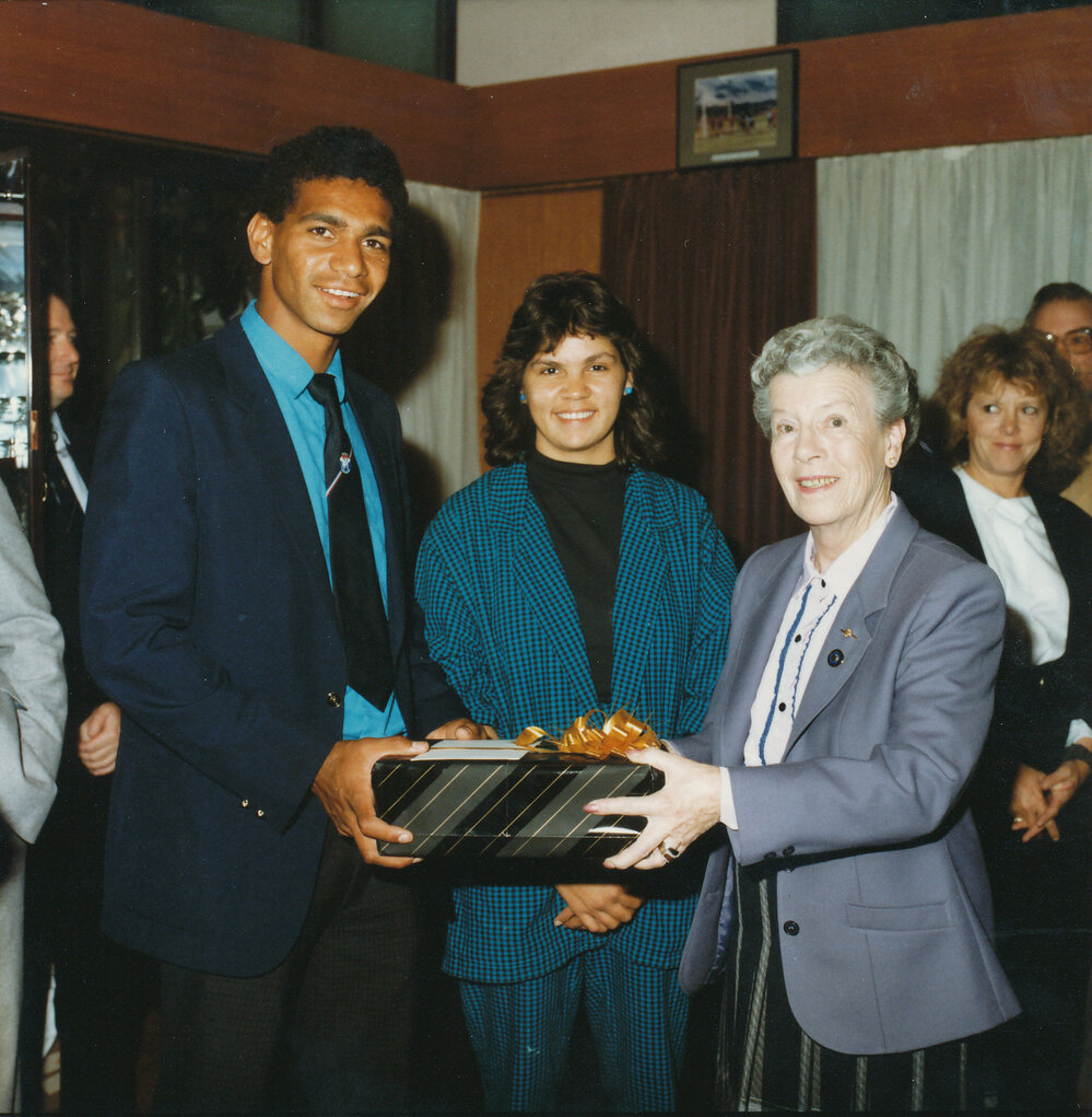 Presentation to Gilbert McAdam