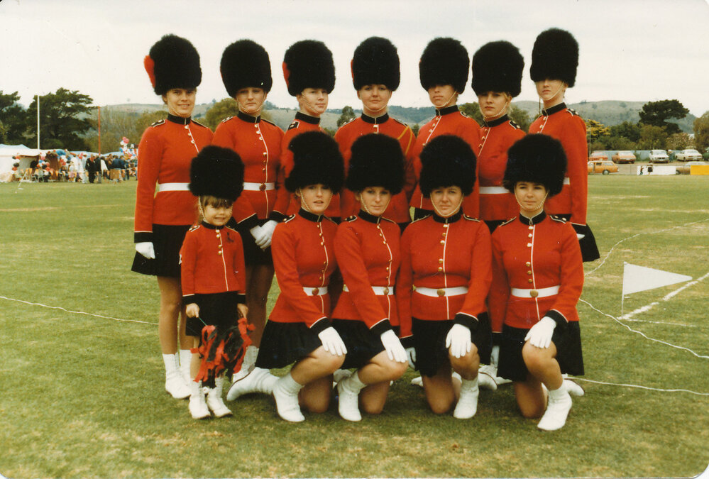 Munno Para Marching Girls at Royal Visit 1977 