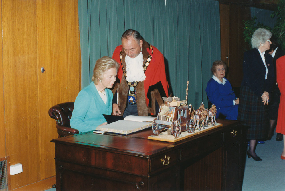 Duchess of Kent Visits Elizabeth