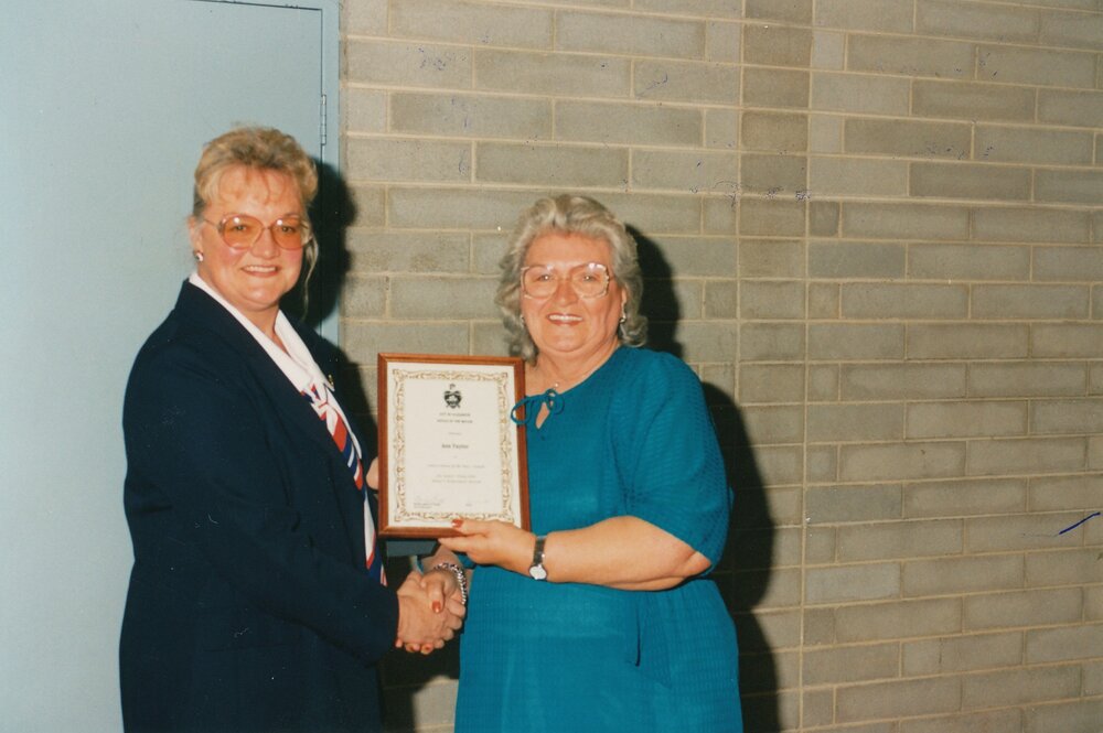City of Elizabeth Senior Citizen of the Year, 1996