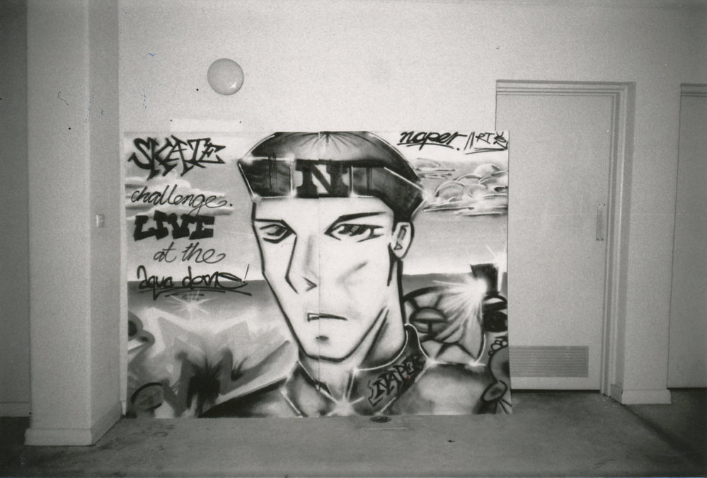 Mural for Skateboard Challenge