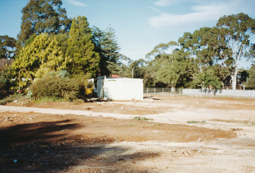 Cambridge Flats Demolition Site 1986