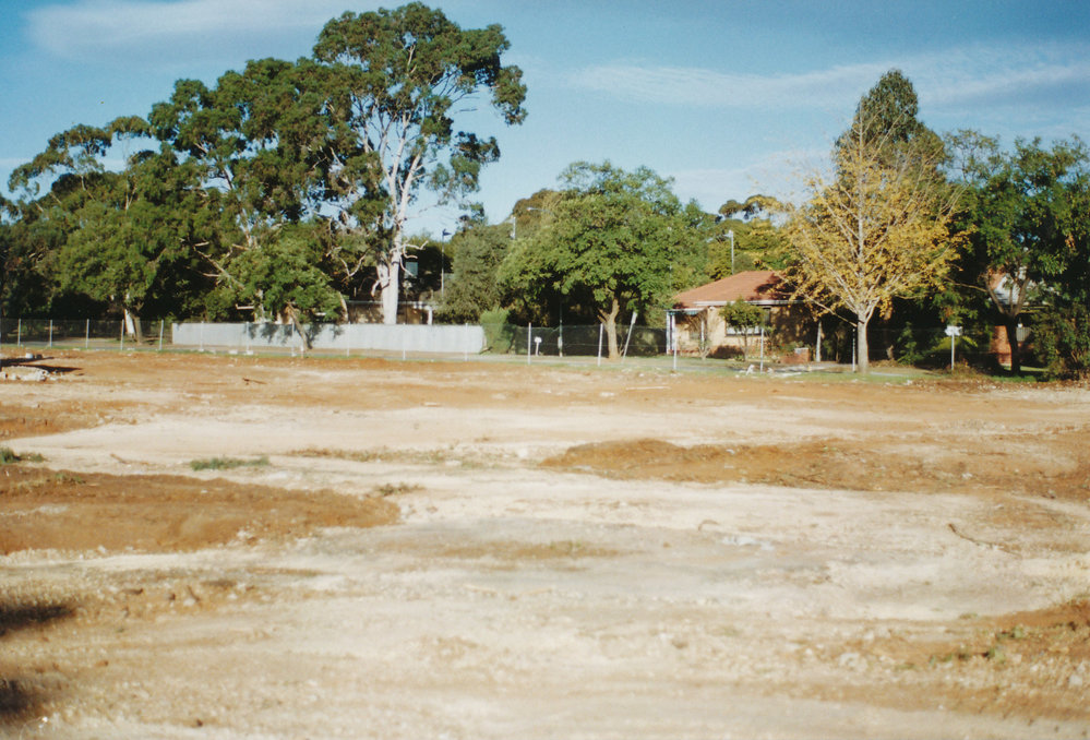 Cambridge Flats Demolition Site 1986