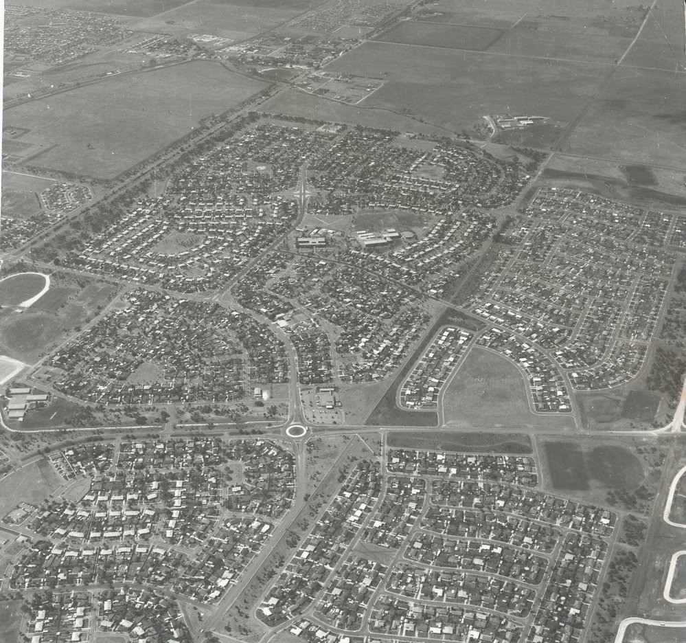 Aerial Photograph of Elizabeth Downs