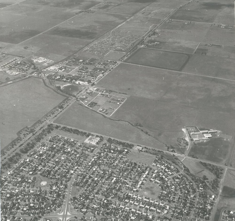 Aerial Photograph of Elizabeth Downs