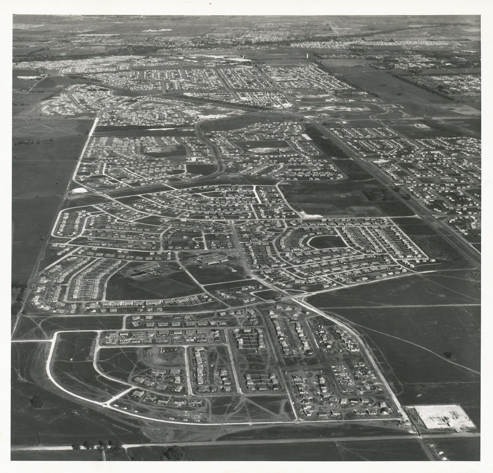Aerial Photograph of Elizabeth Downs