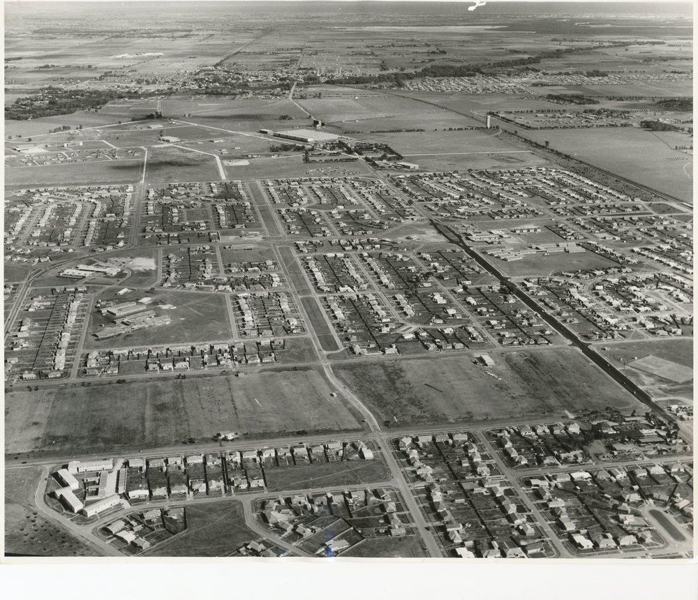 Aerial Photograph of Elizabeth South &amp; Grove