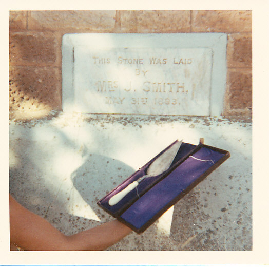 Smithfield Institute Foundation Stone