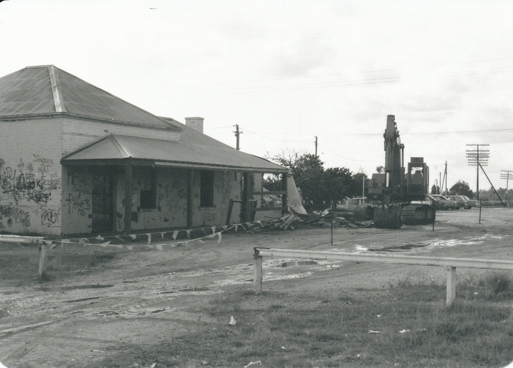 Demolition of Smithfield Railway Station