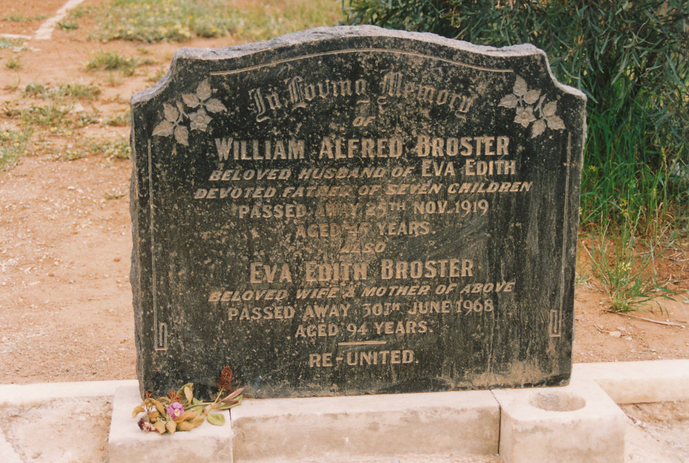 Zoar Cemetery - Broster
