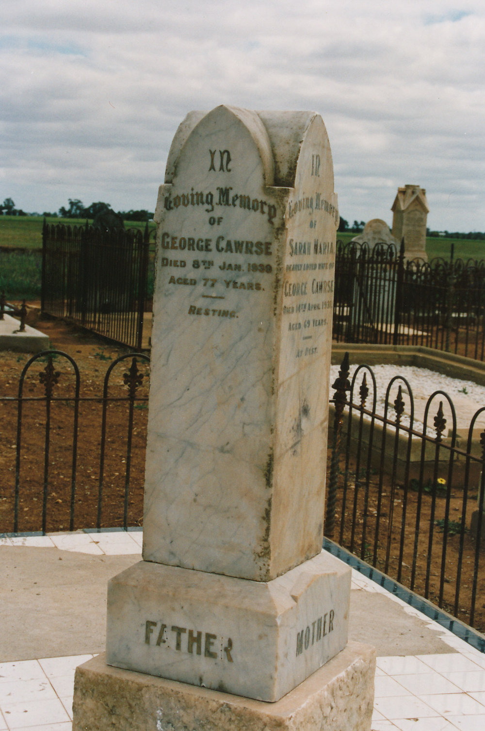 Zoar Cemetery - Cawrse