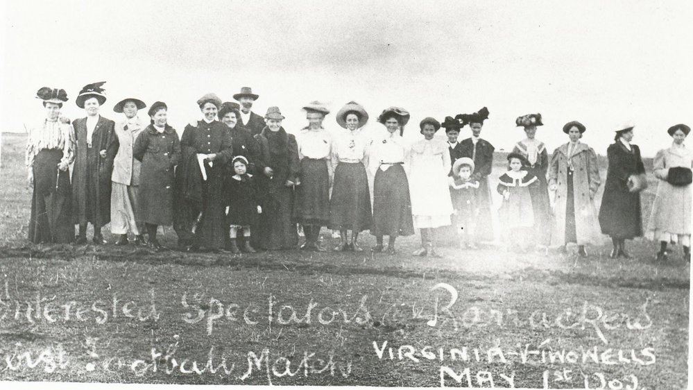Spectators at the Virginia Football Team Match