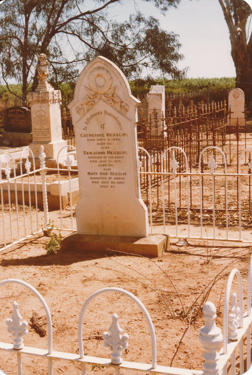 Angle Vale Cemetery: Heaslip