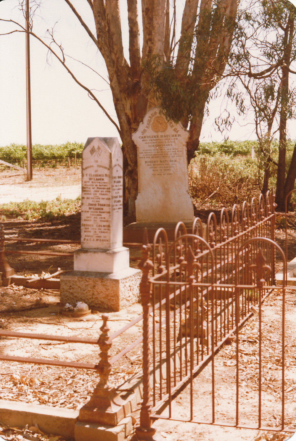 Angle Vale Cemetery: Hatcher, McLaren