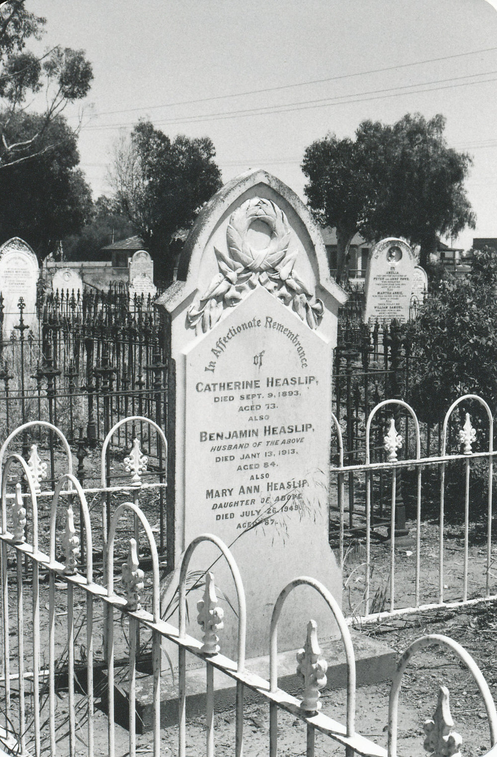 Angle Vale Cemetery: Heaslip