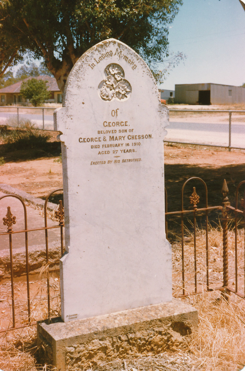Angle Vale Cemetery: George Chesson