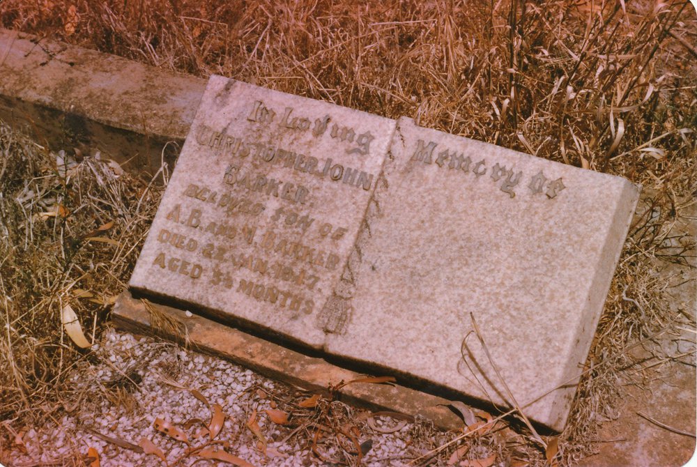 Angle Vale Cemetery: Christopher John Barker