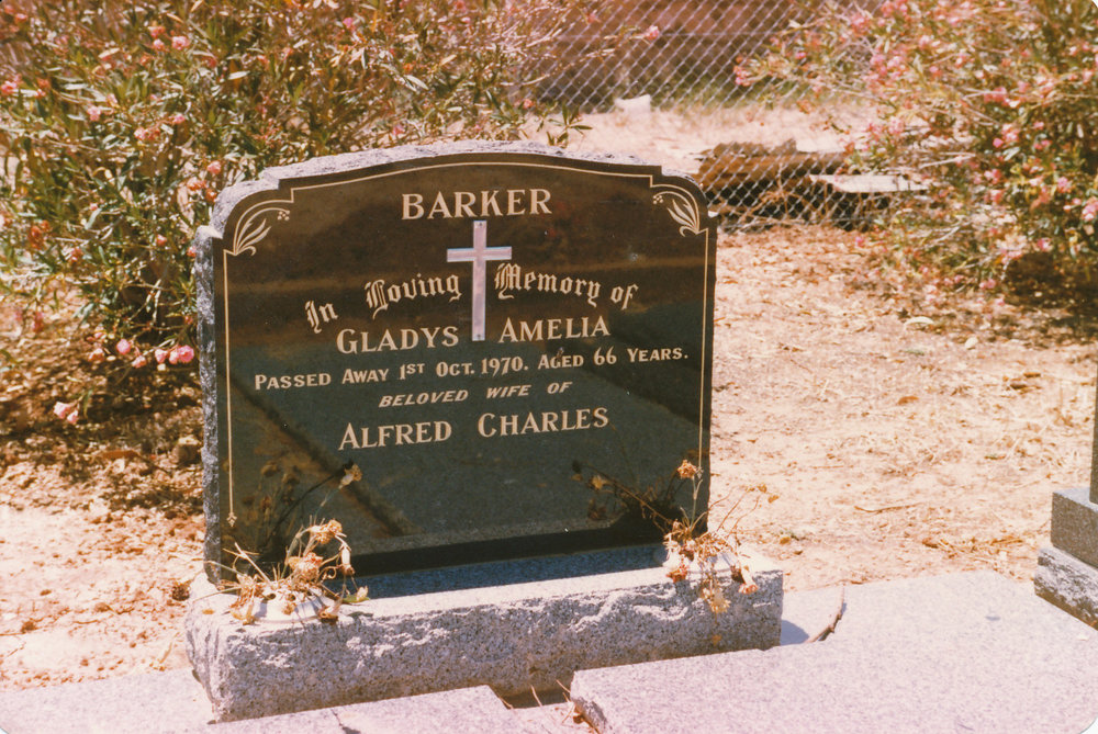 Angle Vale Cemetery: Barker