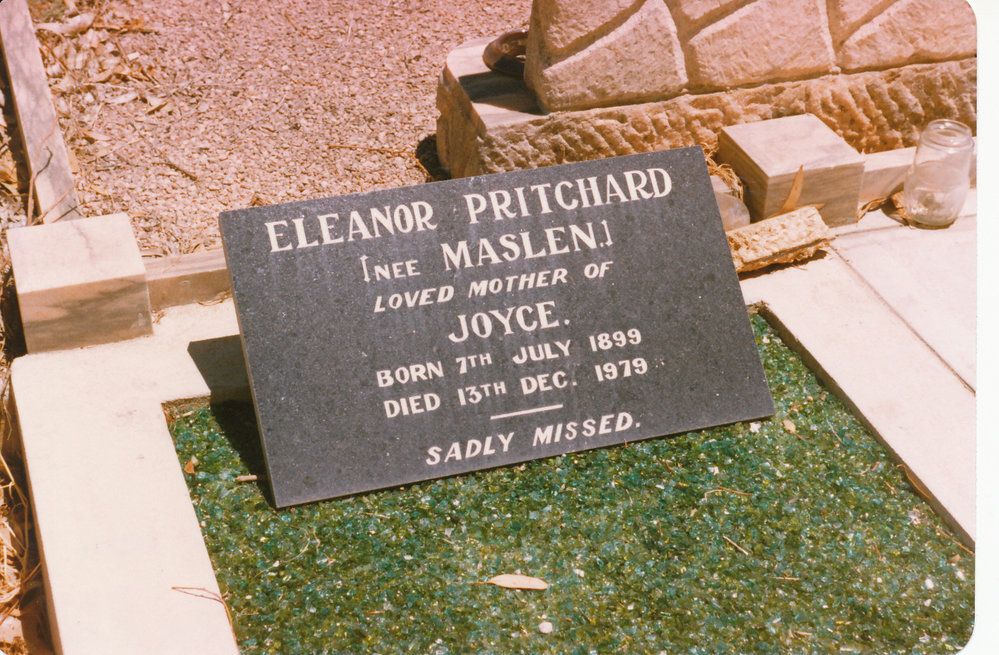 Angle Vale Cemetery: Joyce &amp; Eleanor Pritchard