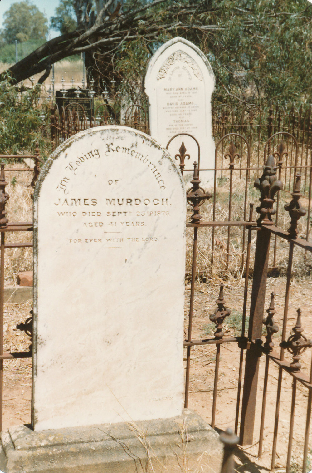 Angle Vale Cemetery: James Murdoch